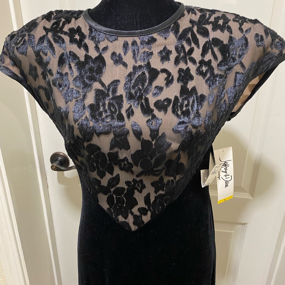 Long evening collection. Velvet & embossed bodice